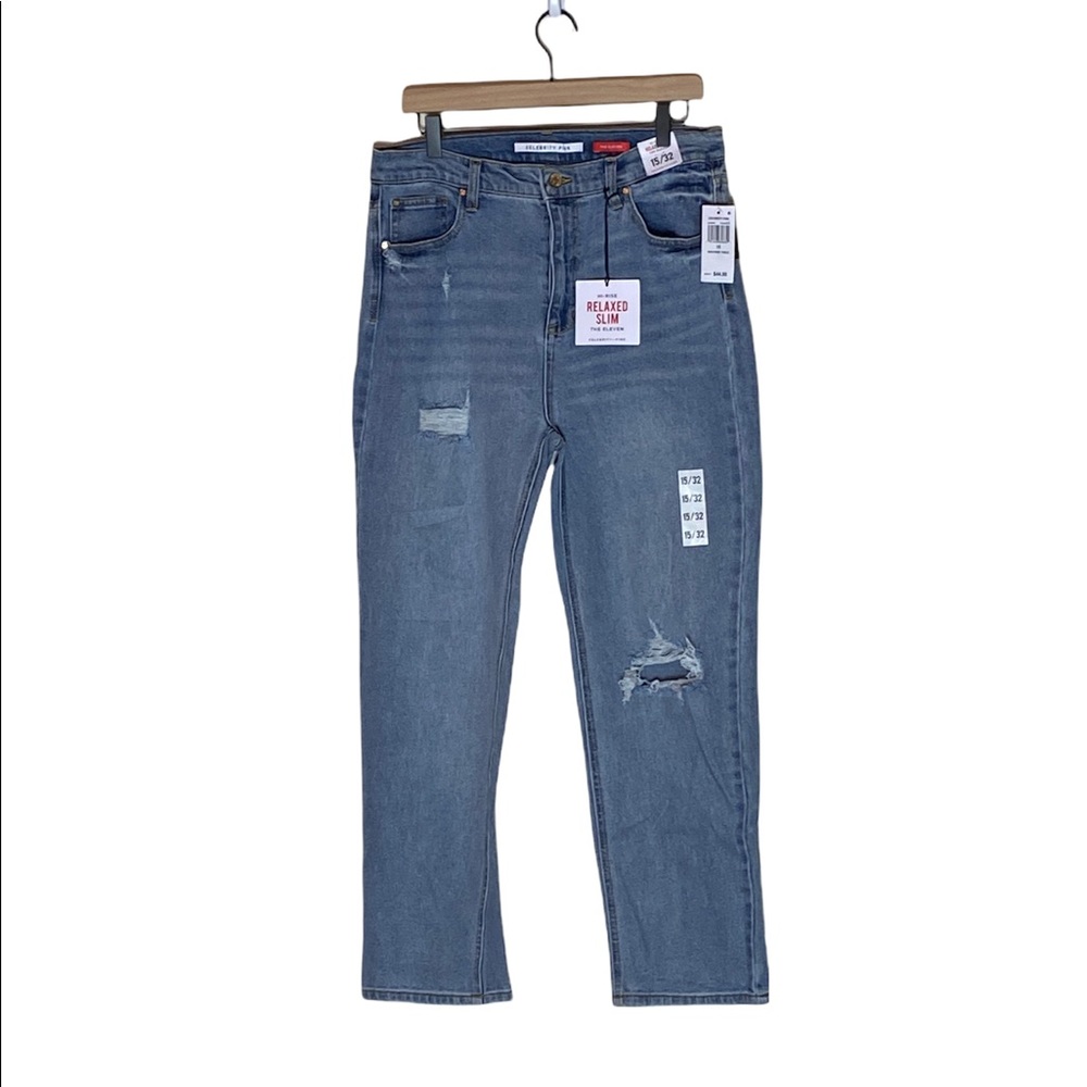 Celebrity Pink The Eleven High Rise Relaxed Slim Jeans. Size 15/32